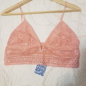 Women's Embroidered Free People Bralette